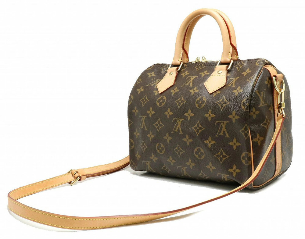 Louis Vuitton Speedy Monogram Bandoulire Shoulder Bag 2way Brown